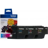 Brother LC71 3-Pack Innobella Standard Yield Ink Cartridges - Retail Packaging - Cyan/Yellow/Magenta