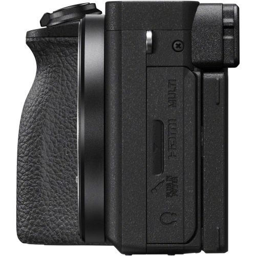 소니 Sony a6600 Mirrorless Camera 4K APS-C Camera Body and FE 50mm F1.8 Full-Frame Fast Prime Lens ILCE-6600B + SEL50F18F Bundle + Deco Gear Travel Backpack Case + Photo Video Software