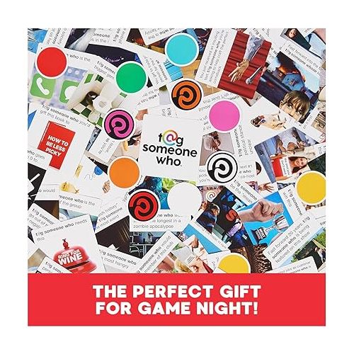  Spin Master Games Tag Someone Who - The Online Phenomenon, Now A Hilarious Party Game for Friends, Family, College, Birthdays & More, for Adults 18+