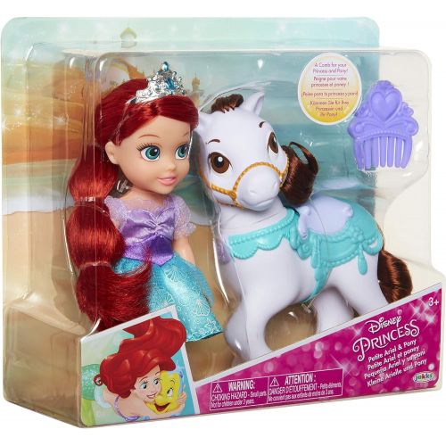디즈니 Disney Princess Ariel Petite Doll & Seahorse Pony