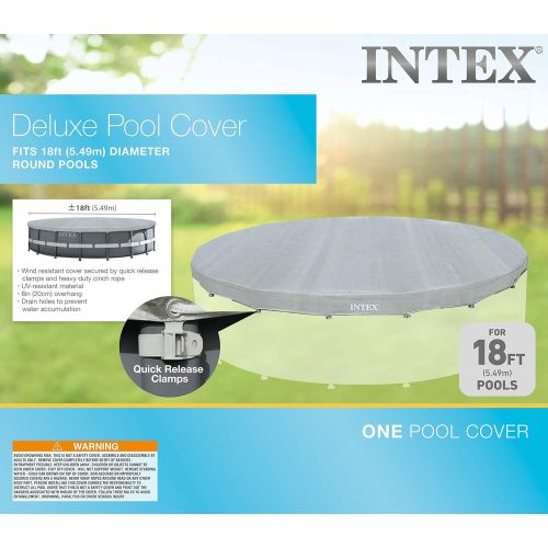 인텍스 INTEX Deluxe 18-Foot Round Pool Cover