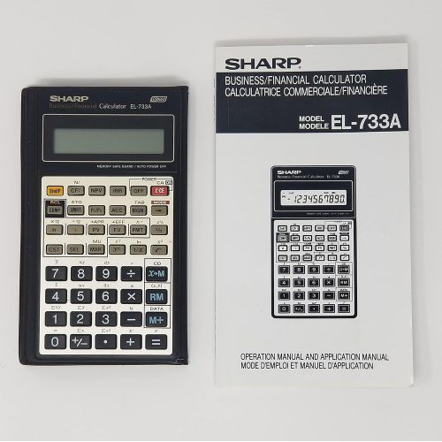 Sharp El-738C Financial Calculator, 10-Digit Lcd