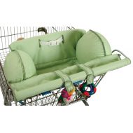 Leachco Prop R Shopper Shopping Cart Cover, Green Pin Dot