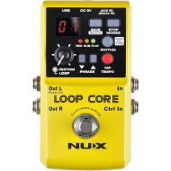 Nux Loop Core Guitar Effect Pedal Looper 6 Hours Recording Time, 99 User Memories, Drum Patterns with Tap Tempo