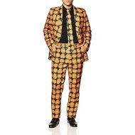 Forum Novelties Mens Pumpkin Suit and Tie Xl Costume