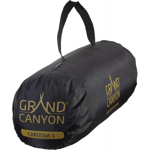  Grand Canyon Cardova 1 - leichtes Zelt, 1 - 2 Personen, fuer Trekking, Camping, Outdoor, Festival mit kleinem Packmass, einfacher Aufbau, Wasserdicht, in verschiedenen farben