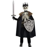 Party City Dark King Halloween Costume for Boys, Includes Printed Shirt, Mask with Crown and Cape