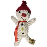 Jax & Bones Jax and Bones Good Karma Holiday Rope Dog Toy, 6-Inch, Scott The Snowman