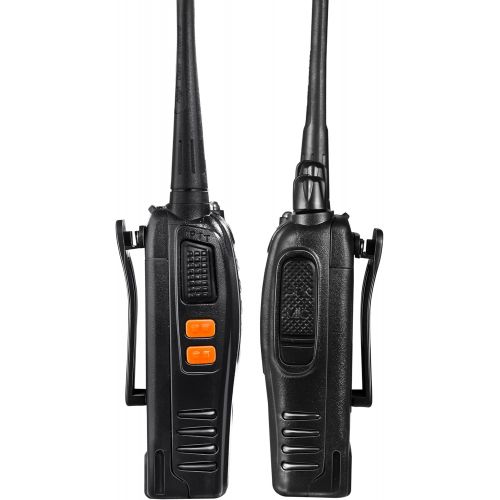  [아마존베스트]Arcshell Rechargeable Long Range Two-Way Radios with Earpiece 6 Pack UHF 400.025-469.975Mhz Walkie Talkies Li-ion Battery and Charger Included
