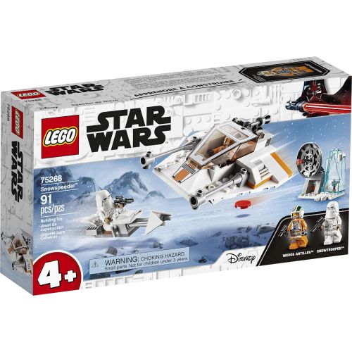  LEGO Star Wars Snowspeeder 75268 Starship Toy Building Kit; Building Toy for Preschool Children Ages 4+, New 2020 (91 Pieces)