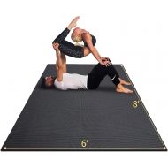 [아마존베스트]GXMMAT Extra Large Yoga Mat 6x8x7mm, Thick Workout Mats for Home Gym Flooring, Non-Slip QuickResilientBarefoot Exercise Mat, Non Toxic Ultra Comfortable Cardio Mat for Pilates, S