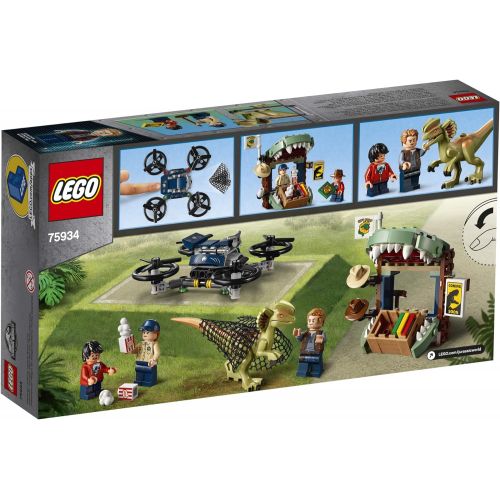  LEGO Jurassic World Dilophosaurus on The Loose 75934 Building Kit (168 Pieces)