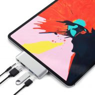 Satechi Aluminum Type-C Mobile Pro Hub Adapter with USB-C PD Charging, 4K HDMI, USB 3.0 & 3.5mm Headphone Jack - Compatible with 2018 iPad Pro, Microsoft Surface Go and More (Silve