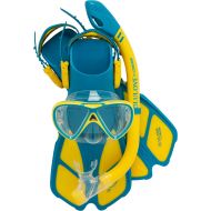 Cressi Youth Junior Snorkeling Set for kids Aged 7 to 15 - Lightweight Colorful Equipment | Mini Bonete Set