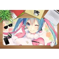 3D Hatsune Miku Colorful 748 Japan Anime Game Non-Slip Office Desk Mouse Mat Game AJ WALLPAPER US Angelia (W120cmxH60cm(47x24))
