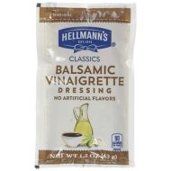 Hellmanns Classics Salad Dressing Portion Control Sachets Balsamic Vinaigrette 1.5 Ounces, Pack of 102