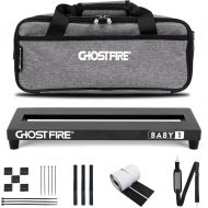 Ghost Fire Guitar Pedal Board Aluminum Alloy 1.08lb Effect Pedalboard 13.7x5.5x1.9 with Carry Bag,V series (V-BABY 1)