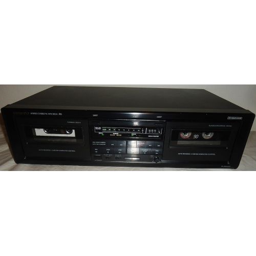 온쿄 [아마존베스트]Onkyo TA-RW303 Dual Cassette Stereo Tape Deck with Auto Reverse and AV Cables Music Audio Sound - Very Rare