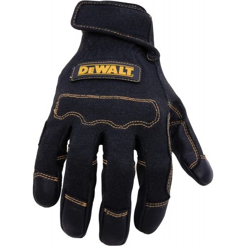  Dewalt Short Cuff Welding and Fabricator Gloves, Abrasion-Resistant Leather Palm, Fire-Resistant Materials, Kevlar Stitching