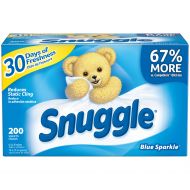 Snuggle E Snuggle Fabric Softener Dryer Sheets, Blue Sparkle, 200 Count - Pack of 3