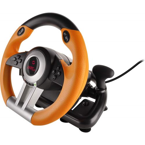  [아마존베스트]Speedlink Drift O.Z. Racing Wheel for the PC ,gear shifter, gas & brake pedals, XInput & DirectInput, vibration function, adjustable steering sensitivity