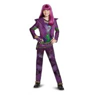 Disguise Mal Deluxe Descendants 2 Costume, Purple, Large (10-12)