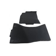 Audi AUDI Genuine Accessories 8T1061221A041 Black Rubber Front All Weather Floor Mat S5, (Set of 2)