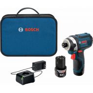 [아마존베스트]Bosch PS41-2A 12V Max 1/4-Inch Hex Impact Driver Kit with 2 Batteries, Charger and Case,Blue