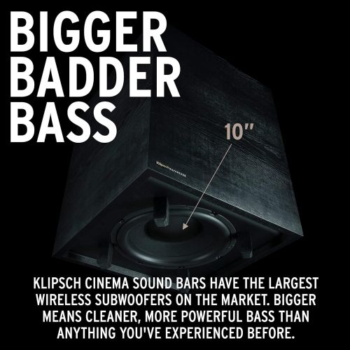 클립쉬 Klipsch Cinema 800 Dolby Atmos 3.1 Sound Bar & Wireless Subwoofer