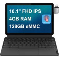 [아마존베스트]2020 Latest Lenovo Chromebook Duet 2-in-1 Tablet/Laptop 10.1 FHD+ (1920 x 1200) IPS Touchscreen- MediaTek Helio 8-Core P60T 4GB RAM 64GB eMMC Webcam WiFi ARM G72 MP3 Chrome OS + iC