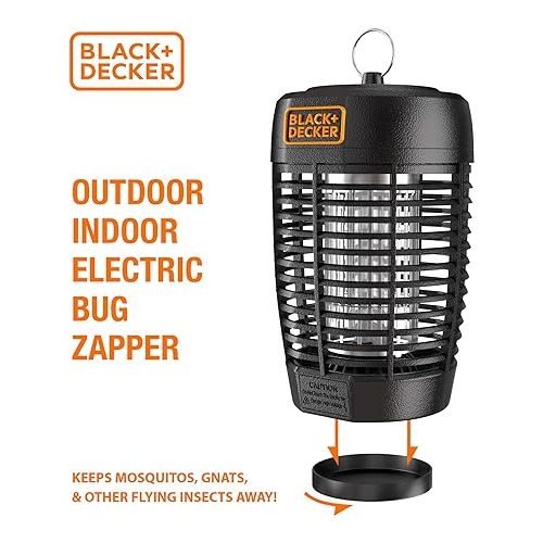  BLACK+DECKER Bug Mosquito Zapper Indoor and Outdoor Mosquito Killer and Fly Zapper