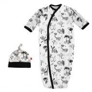 Magnificent Newborn Baby Baby Magnetic Modal 2 Piece Gown and Hat Set