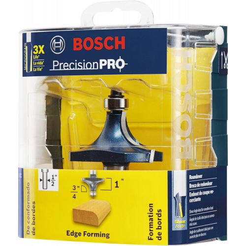  Bosch 85434MC 3/4 In. x 1 In. Carbide-Tipped Roundover Router Bit
