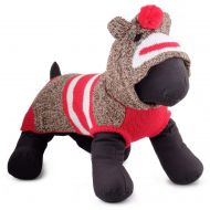 The Worthy Dog 5292 Sock The Monkey Hoodie, Red, L
