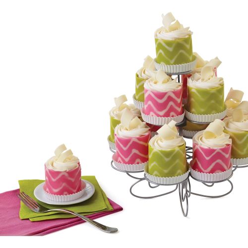  Wilton Cupcakes N More Small Cupcake Stand - Metal Dessert Stand