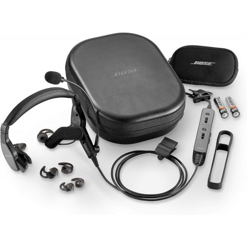보스 Bose Proflight Series 2 Aviation Headset, Non-Bluetooth, Dual Plug Cable, Black