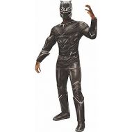Marvel Rubies Mens Captain America: Civil War Deluxe Muscle Chest Black Panther Costume