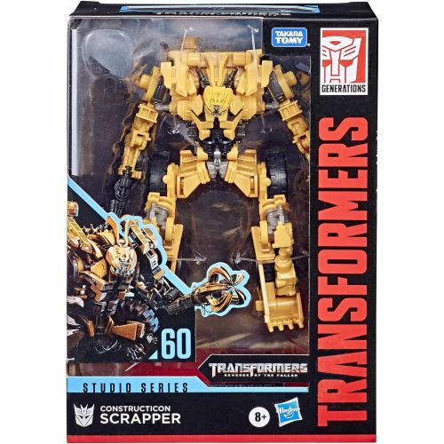 트랜스포머 Transformers Toys Studio Series 60 Voyager Class Revenge of The Fallen Movie Constructicon Scrapper Action Figure - Ages 8 and Up, 6.5-inch