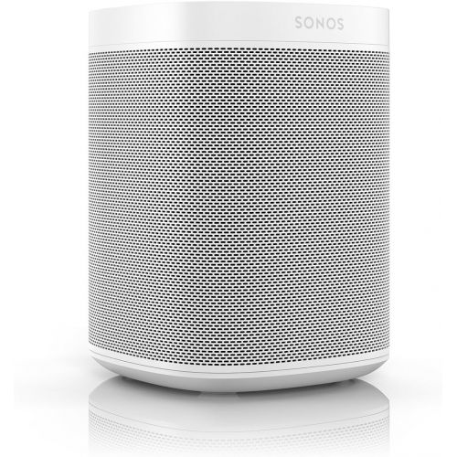 소노스 All-new Sonos One  The Smart Speaker for Music Lovers with Amazon Alexa built for Wireless Music Streaming and Voice Control in a Compact Size with Incredible Sound for Any Room.