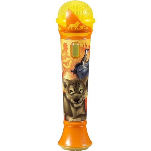  [아마존베스트]EKids Lion King Sing Along MP3 Microphone Sing to Built in Music Or Connect Your Audio Device & Sing to Whatever You Like