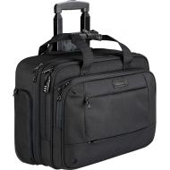 [아마존베스트]KROSER Rolling Laptop Briefcase Premium Laptop Bag Fits Up to 17.3 Inch Laptop Water-Repellent Wheeled Computer Bag Overnight Roller Case with RFID Pockets for Business/Travel/Scho