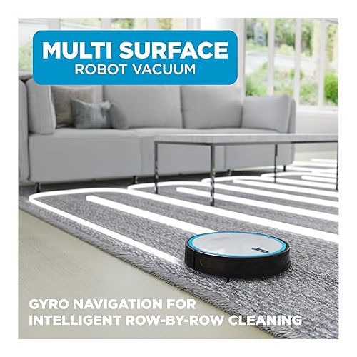  BLACK+DECKER Roboseries Robot Vacuum - 2000Pa Suction, Smart Mapping, App & Remote Control, 120 Min Runtime, Self-Charging, Works with Alexa, Perfect for Hard Floors, Carpets, Pet Hair, Low Carpet