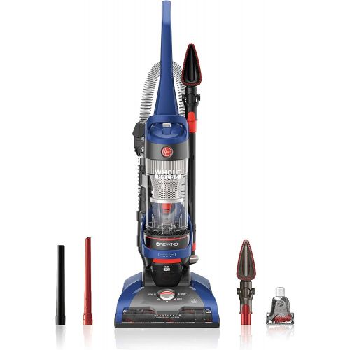  [아마존베스트]Hoover UH71250 WindTunnel 2 Whole House Rewind Corded Bagless Upright Vacuum Cleaner with HEPA Media Filtration, Blue