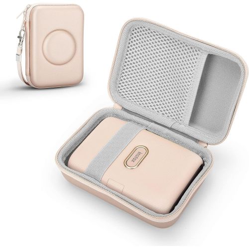  Yinke Hard Case for Fujifilm Instax Mini Link Smartphone Printer, Travel Case Protective Cover Storage Bag (Rose Gold)