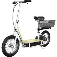 EcoSmart Metro Electric Scooter - Padded Seat, Wide Bamboo Deck, 16