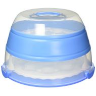 Prepworks from Progressive Progressive BCC-6 Prepworks Collapsible Cupcake and Cake Carrier, 24 Cupcakes, 2 Layer, Easy to Transport Muffins, Cookies or Dessert to Parties - Blue