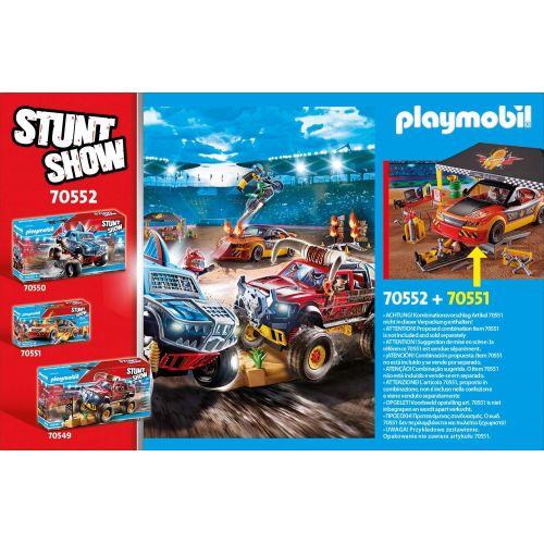 플레이모빌 Playmobil Stunt Show Service Tent Multicolor, 28.4 x 18.7 x 9.3 cm