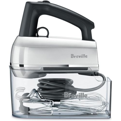 브레빌 Breville BHM800SIL Handy Mix Scraper Hand Mixer, Silver