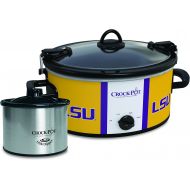 Louisiana State Tigers Collegiate Crock-Pot Cook & Carry Slow Cooker with Bonus 16-ounce Little Dipper Food Warmer