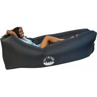 Off the Grid Inflatable Lounger - Air Sofa Wind Chair Hammock - Floating/Portable Bed for Beach, Pool, Camping, Outdoors Lazy Bag Cloud Couch